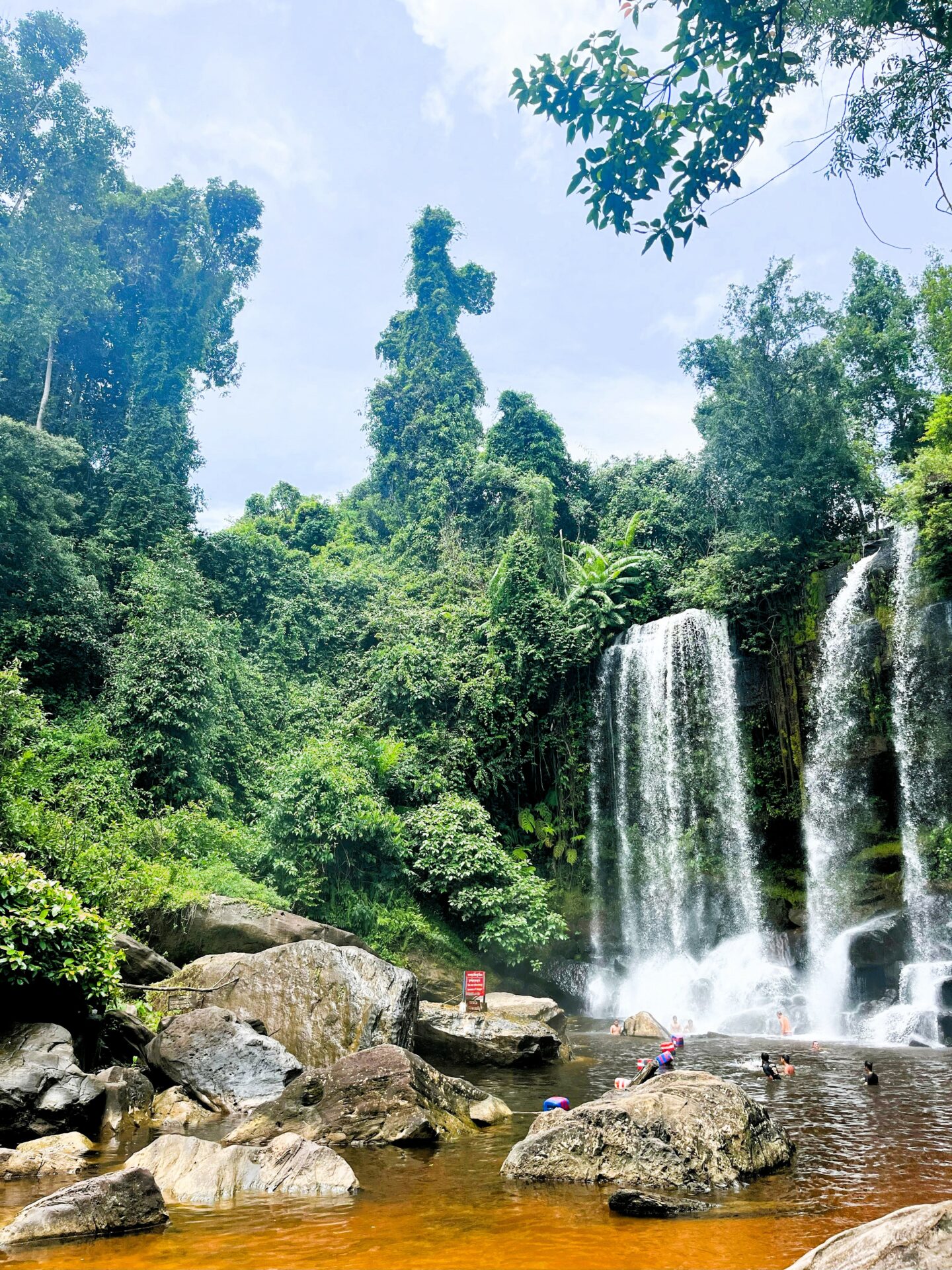 Phnom Kulen waterfall 